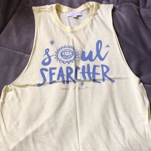 Soul Searcher Baby Yellow Spiritual Gangster Tank